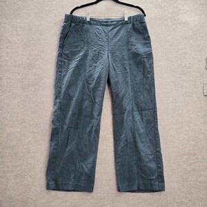 Pure Jill Women Pants M PETITE‎ Blue 26" Inseam Cotton Lyocell